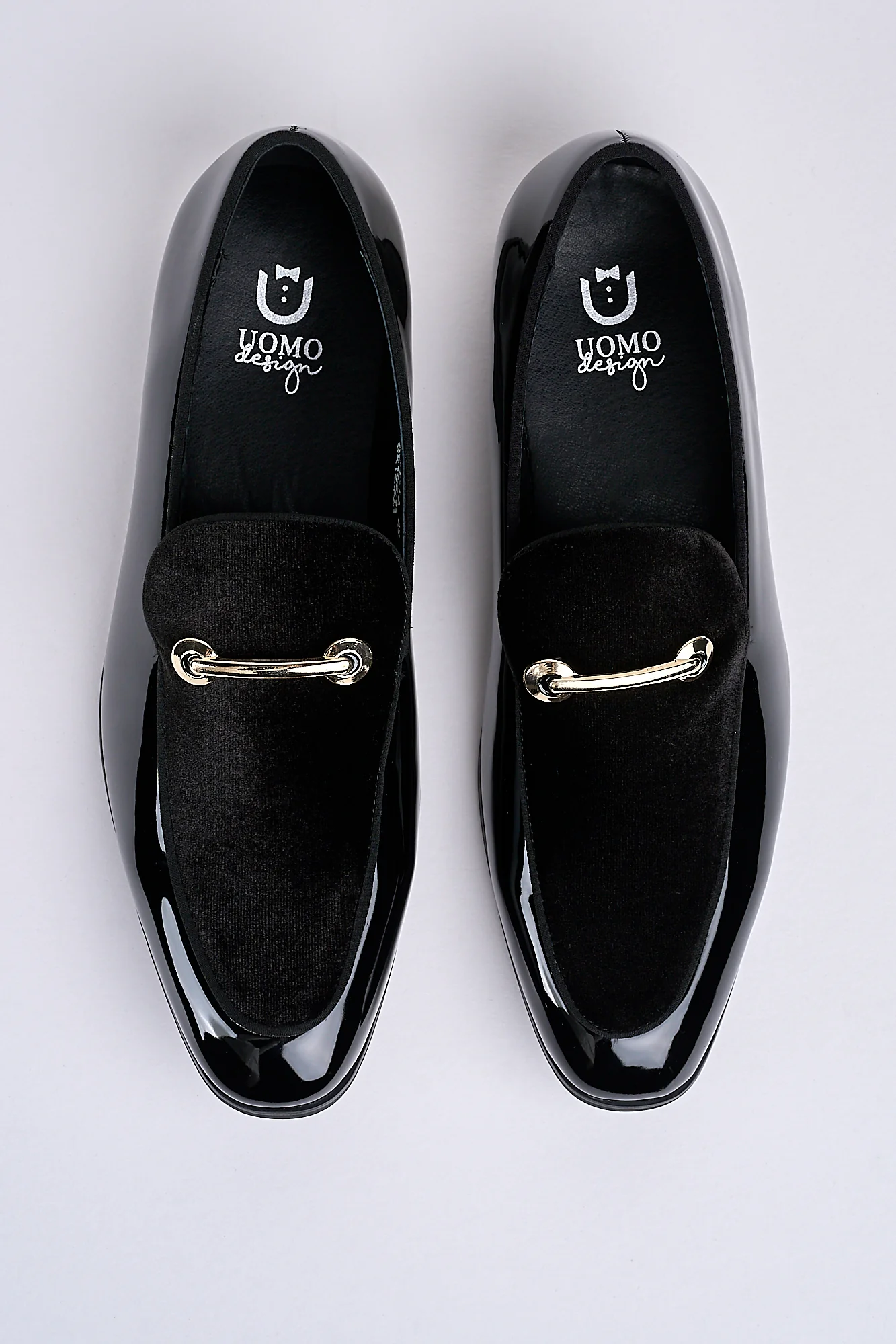 Alessandro Bar-Detail Patent Loafers – Obsidian Black - Image 7
