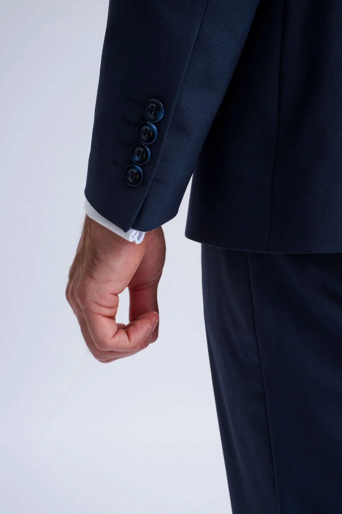 Amedeo 3-Piece Navy Suit - Image 8