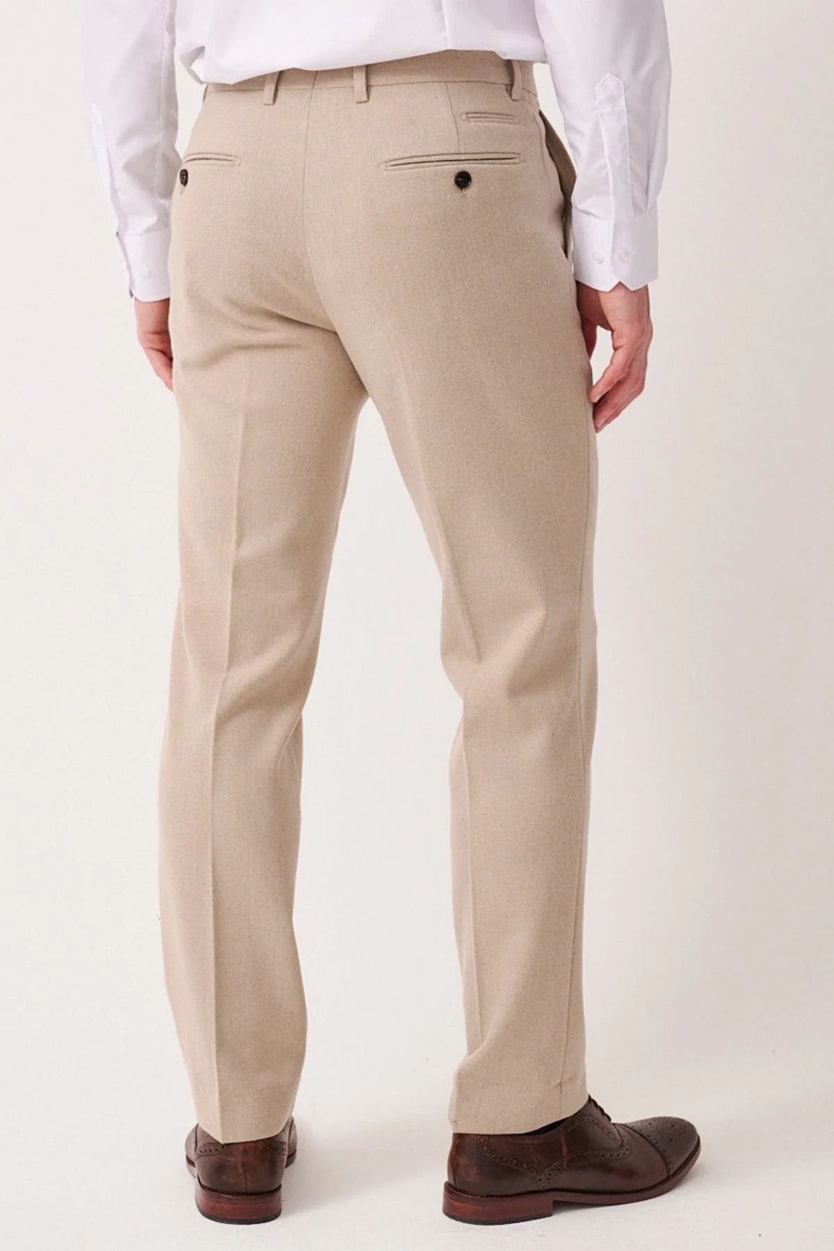 Archie - Stone Tweed Three Piece Suit - Image 10