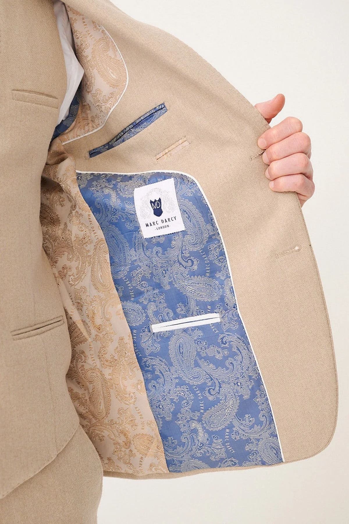 Archie - Stone Tweed Three Piece Suit - Image 3