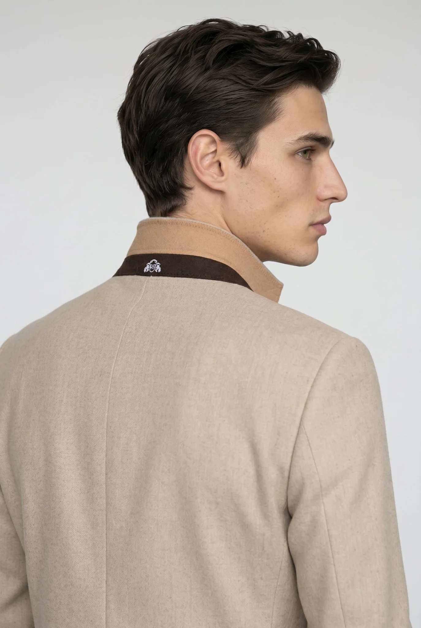 Archie - Stone Tweed Three Piece Suit - Image 5