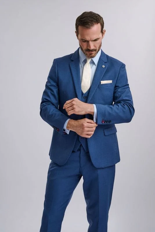 Ashley – Navy Blue Three-Piece Suit - Image 2