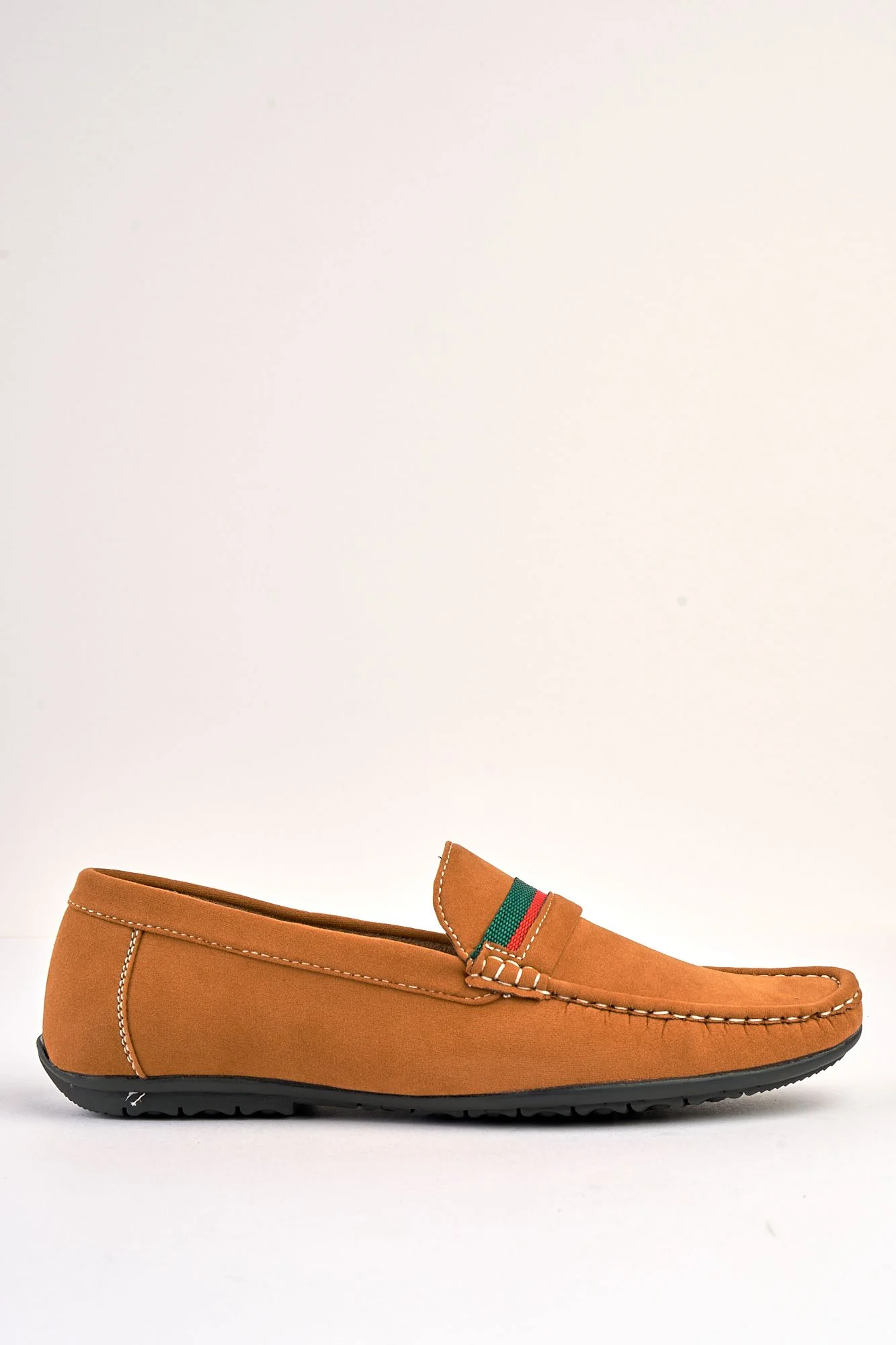 Azzurro Tan Suede Loafers - Image 2