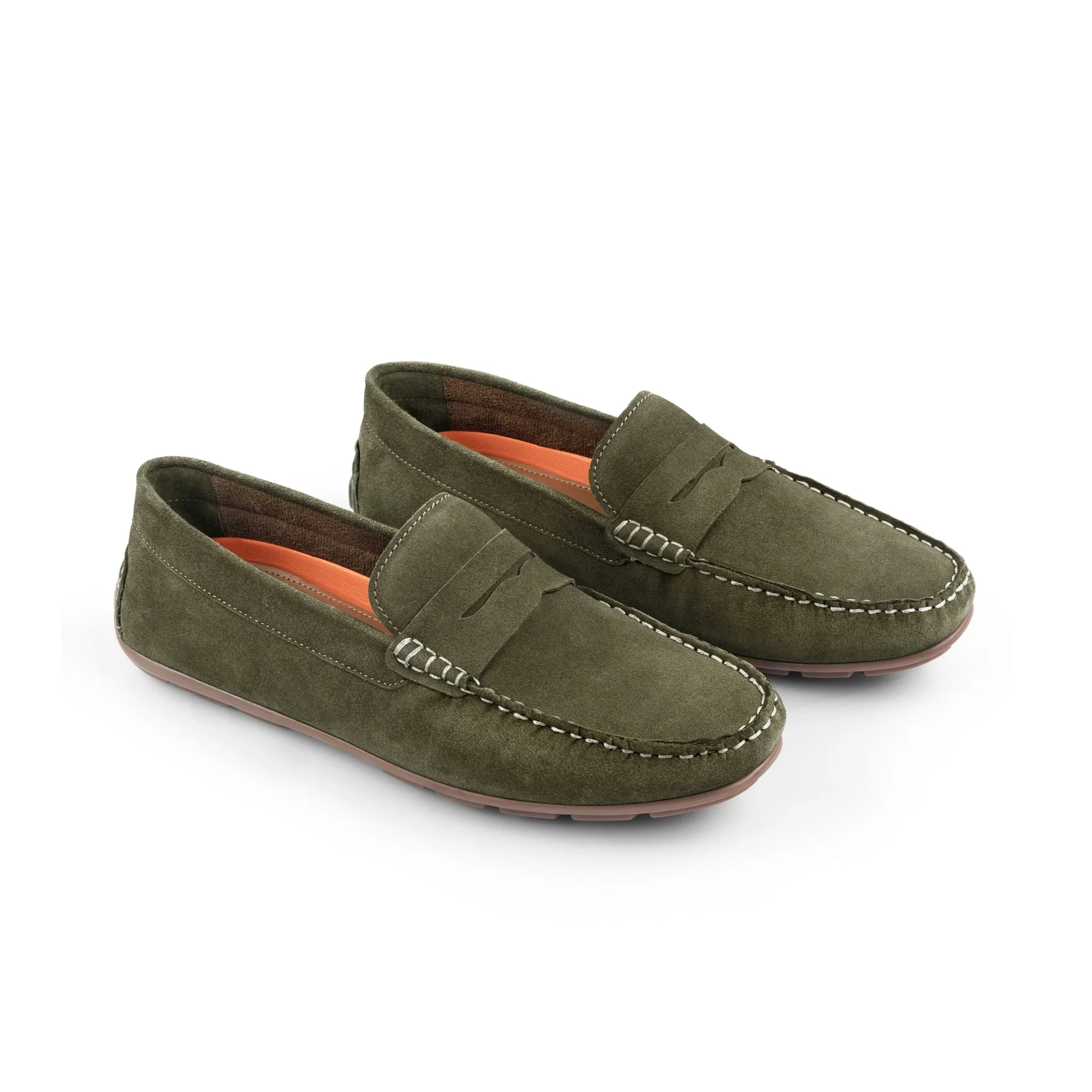 Bari green driving loafer - Image 2