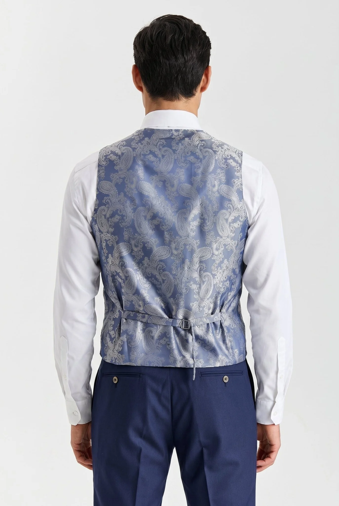 Belmont Navy Men's Three Piece Suit - Image 7