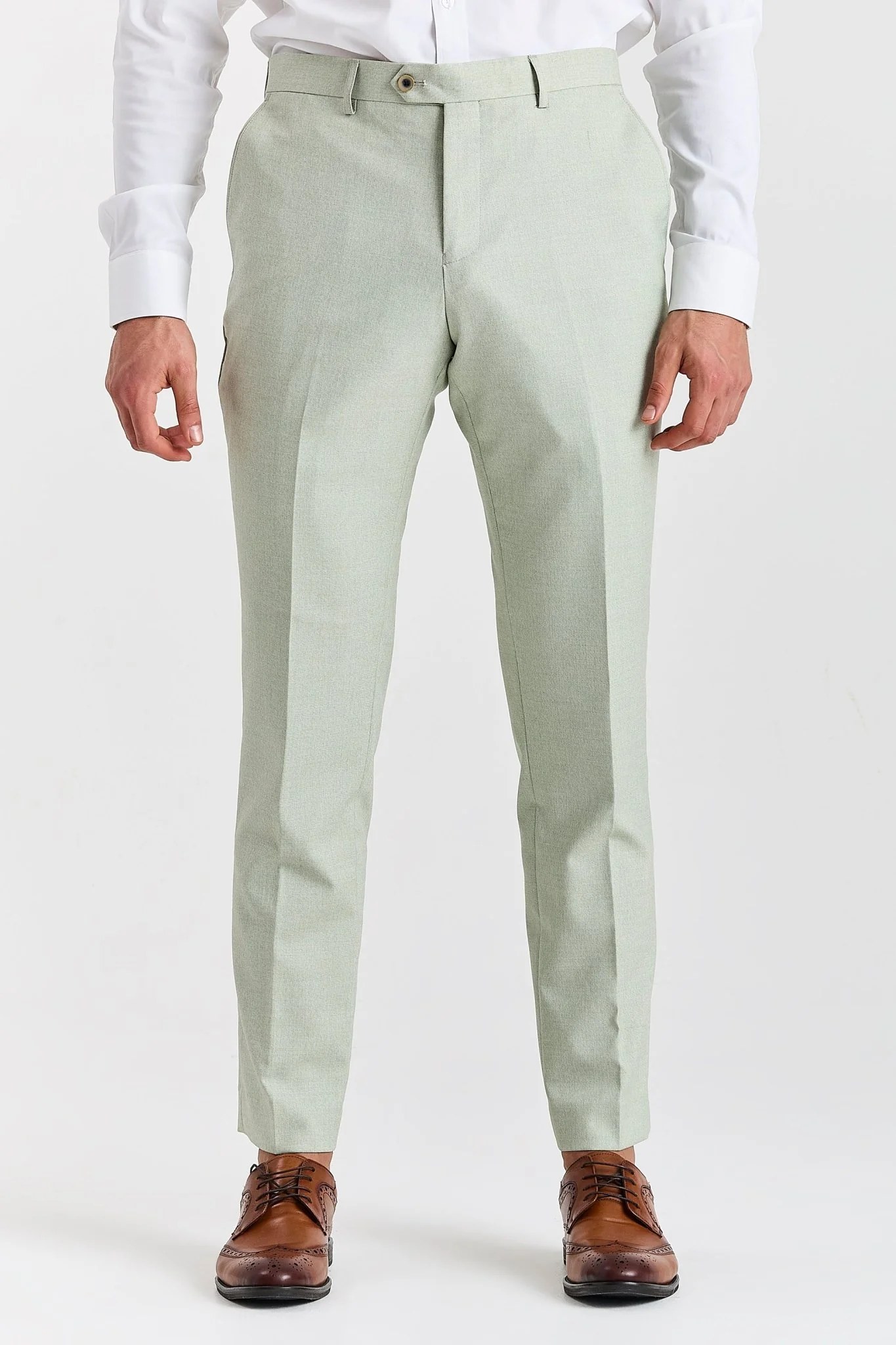 Belmont Sage Men's Three Piece Suit - Image 7