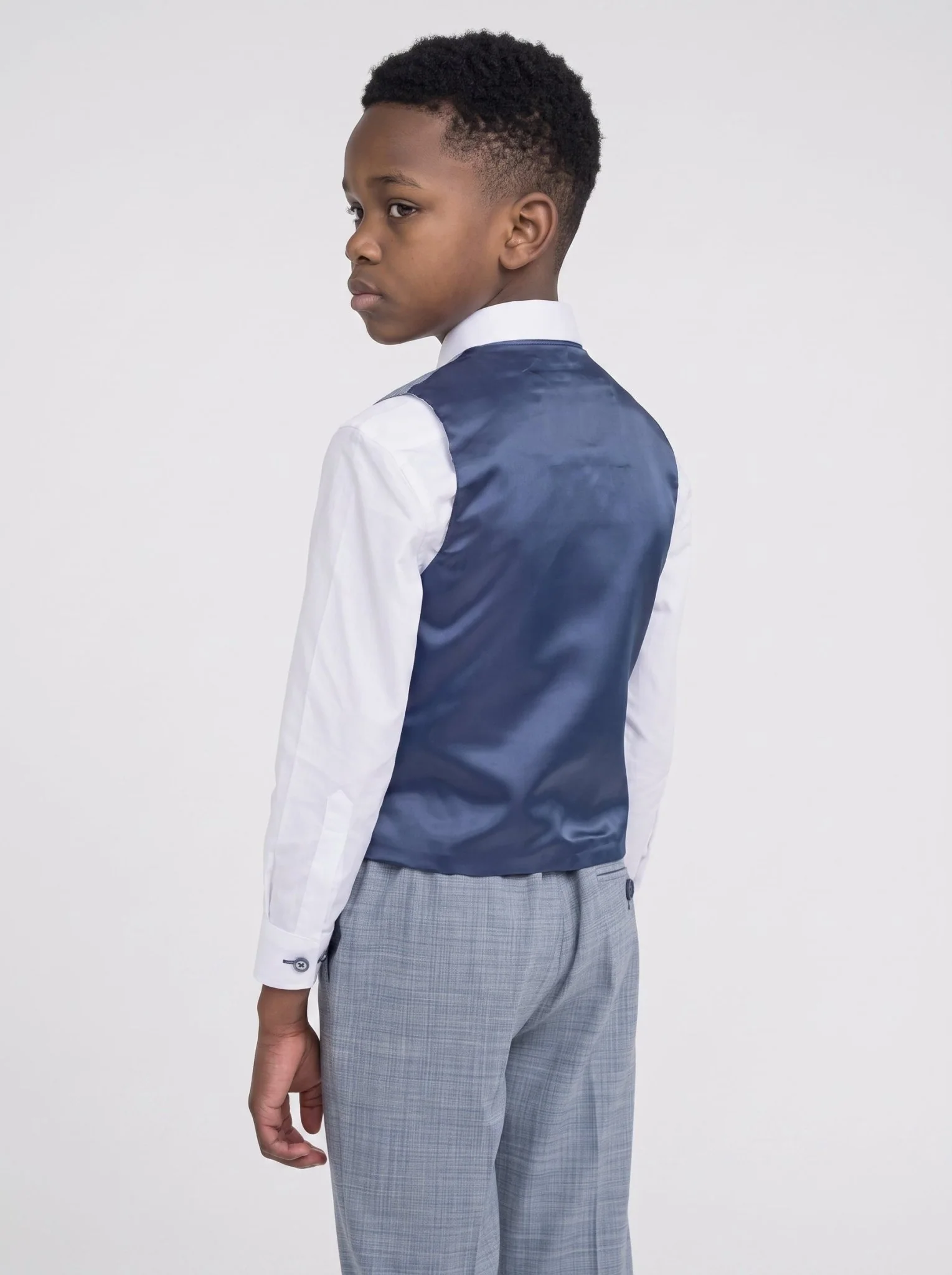 Boys Camden Blue Suit - Image 3