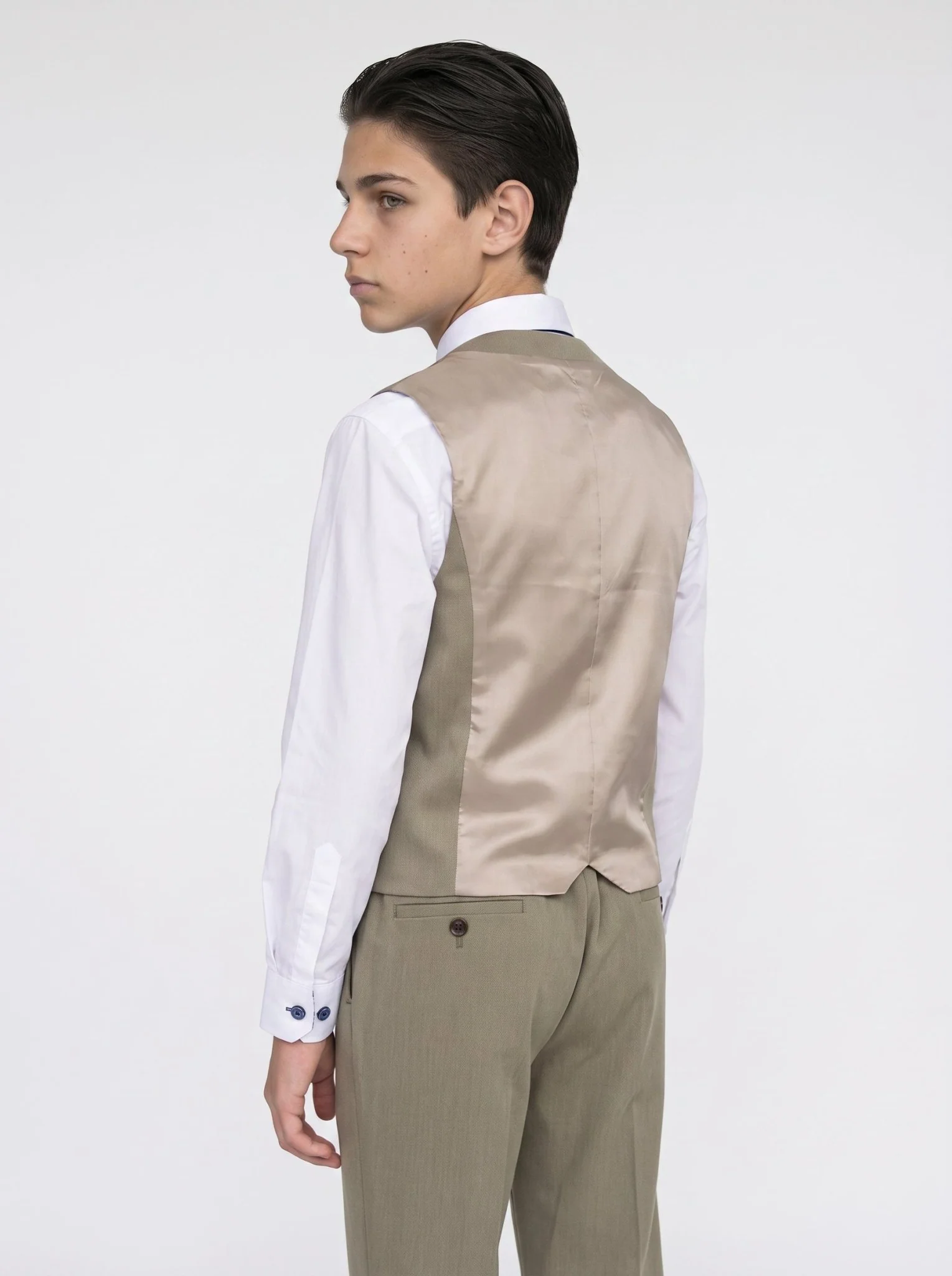Boys Donatella Sage Suit - Image 3