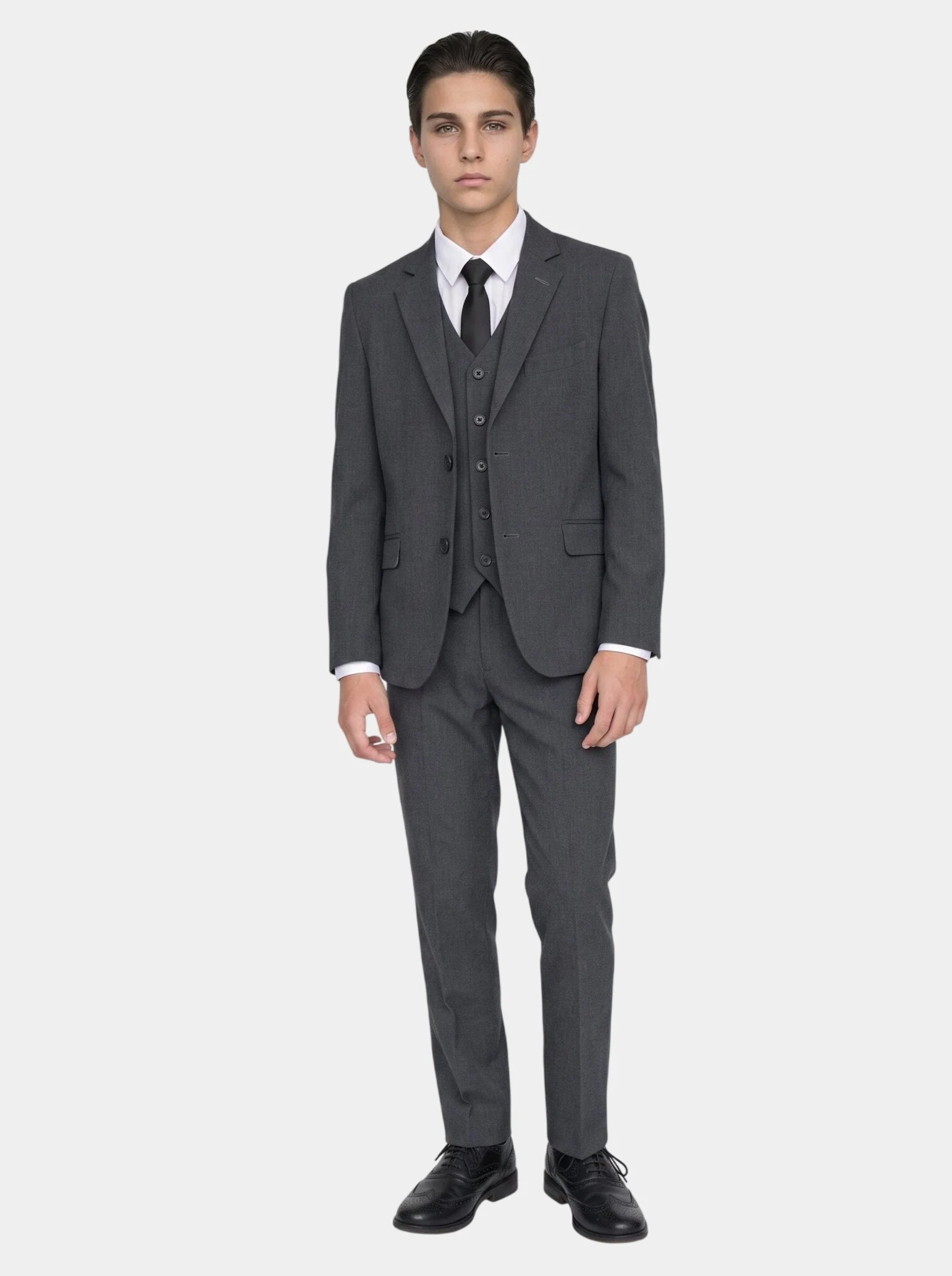 Boys Malibu Charcoal Suit