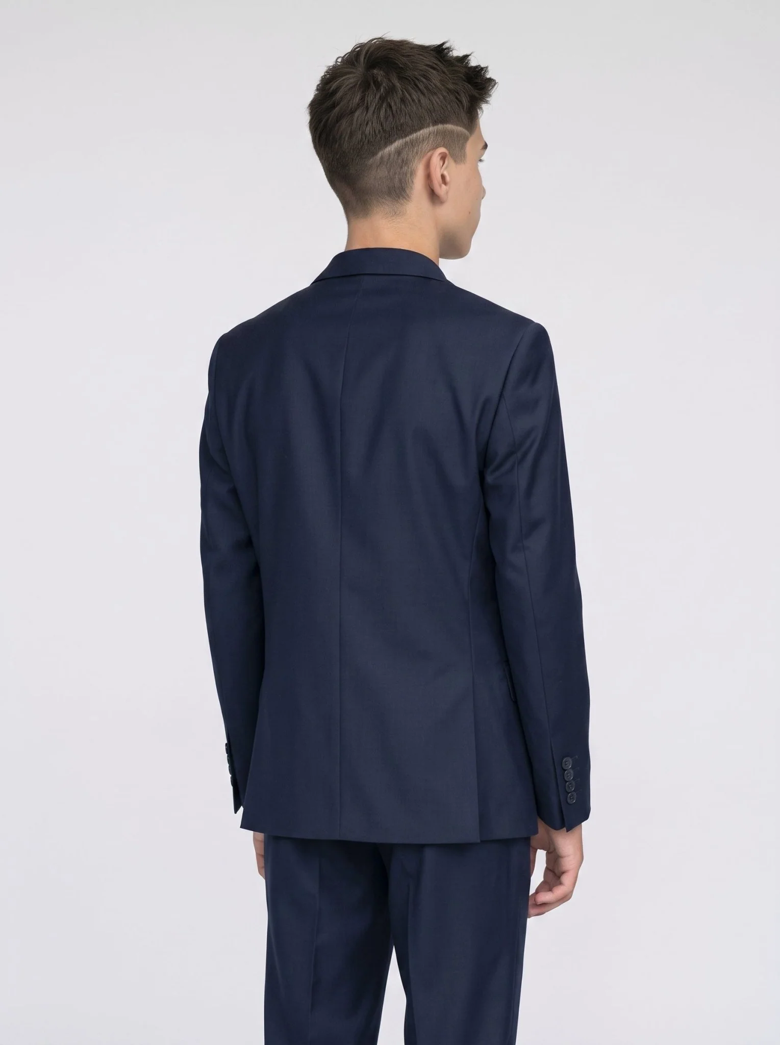 Boys Malibu Navy Suit - Image 4