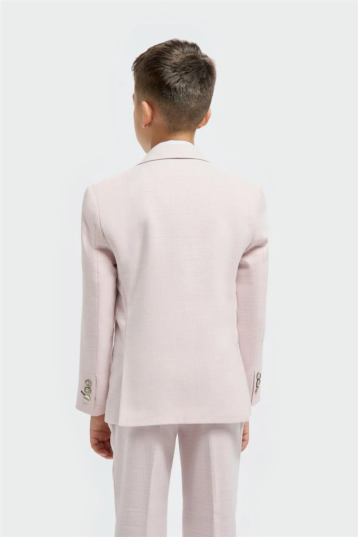Boys Tropez Mauve Suit - Image 3