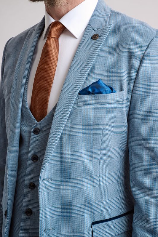 Bromley Sky 3 Piece Suit - Image 5