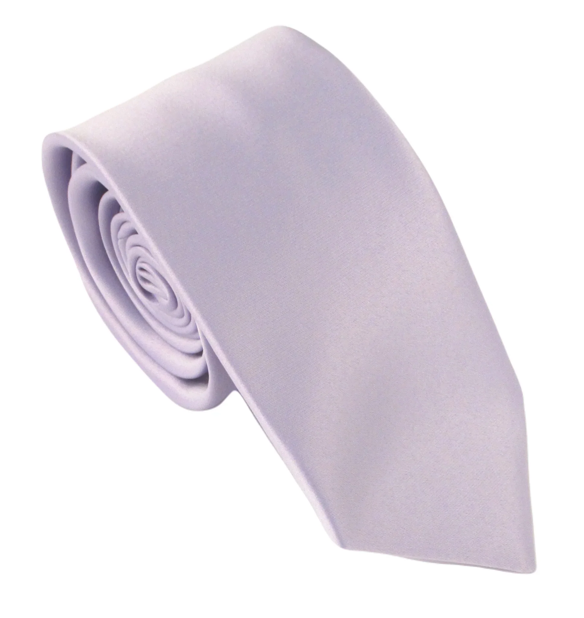 Light Lilac Satin Wedding Tie