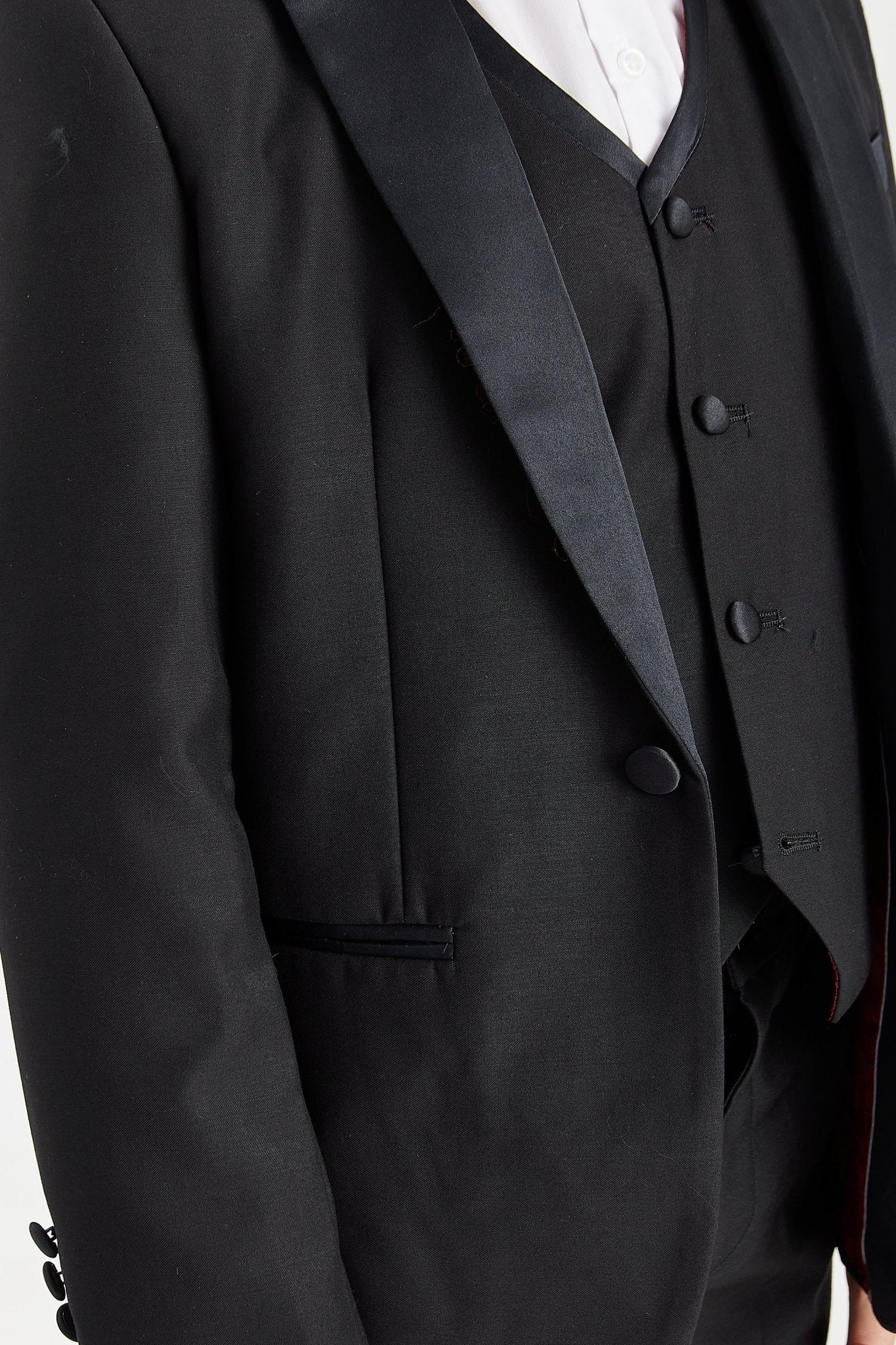 Device - Boy's Harry Black Three Piece Suit - Image 3