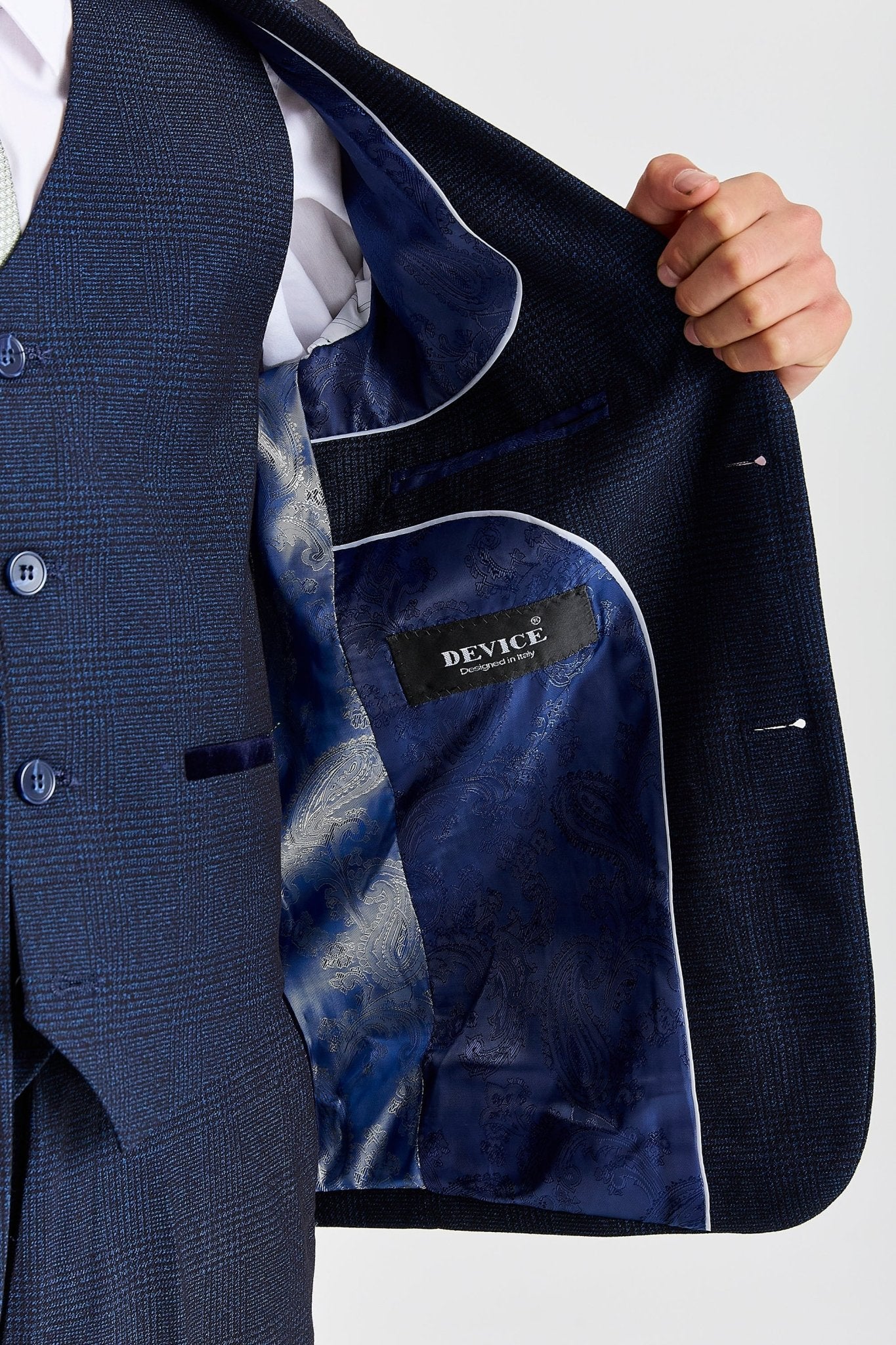 Device - Boy's Regent Navy Three Piece Suit - Image 4