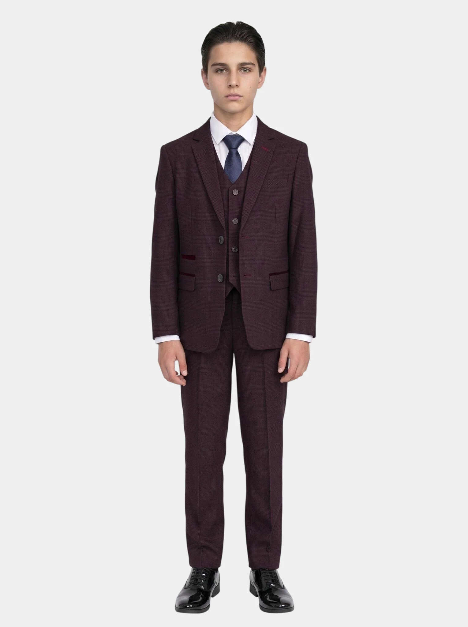 Device - Boy's Regent Wine Three Piece Suit
