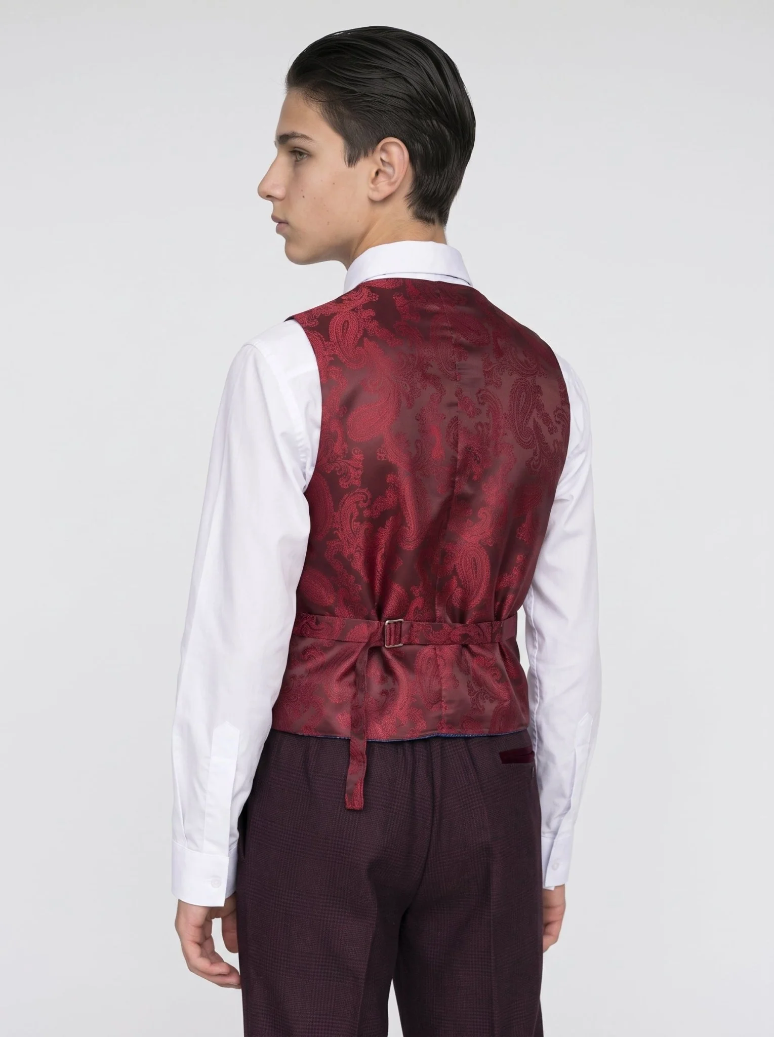 Device - Boy's Regent Wine Three Piece Suit - Image 5