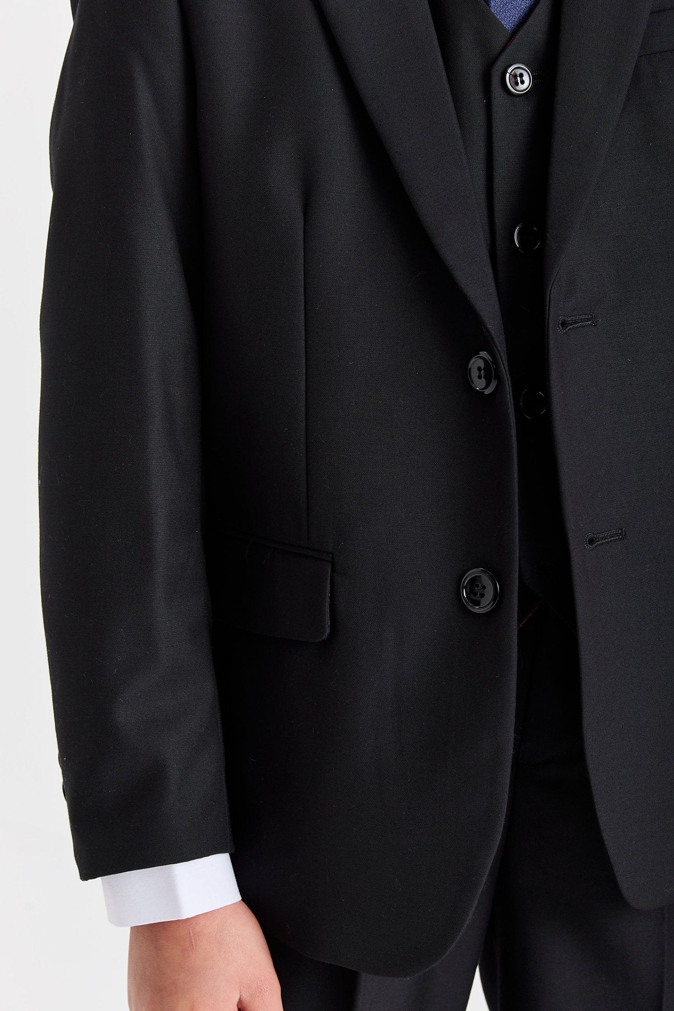 Device - Boy's Parker Black Three piece Suit - Image 6