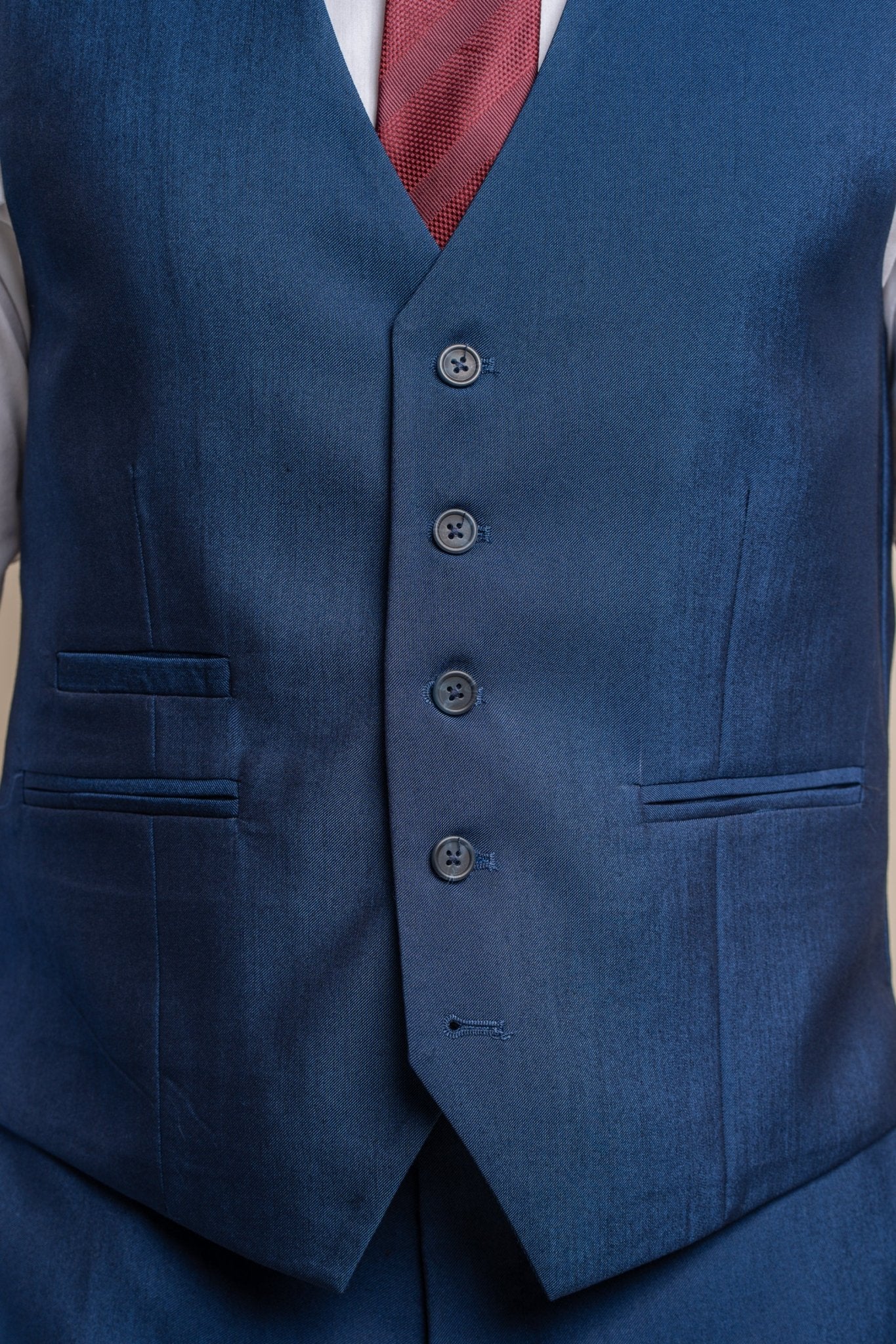 Ford Blue Three Piece Suit Short - Image 17