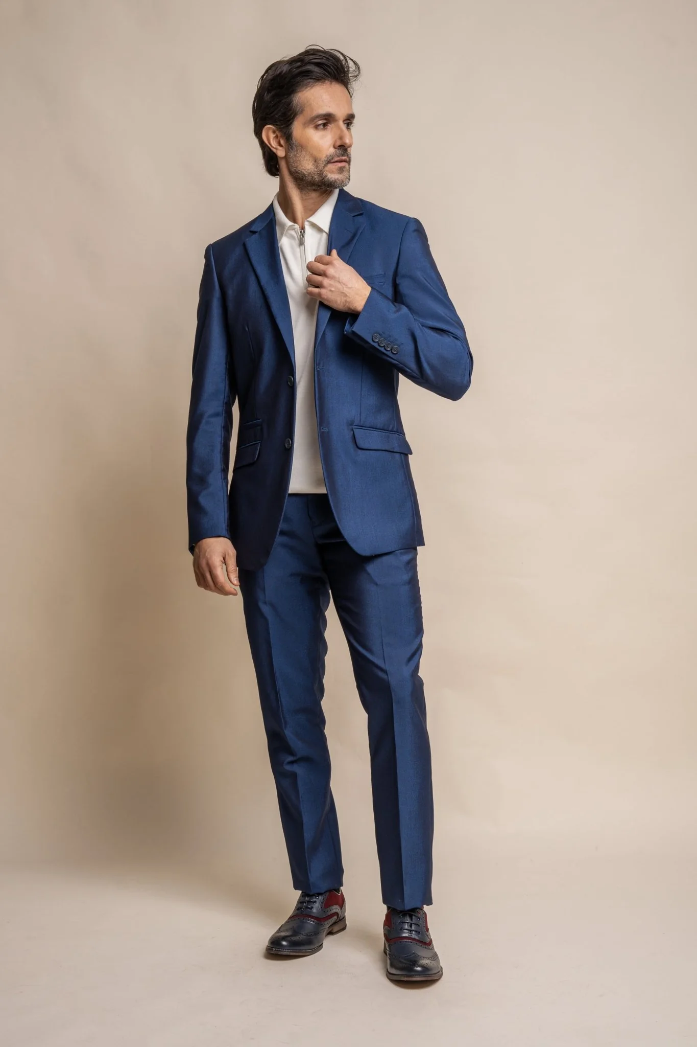 Ford Blue Three Piece Suit Short - Image 3