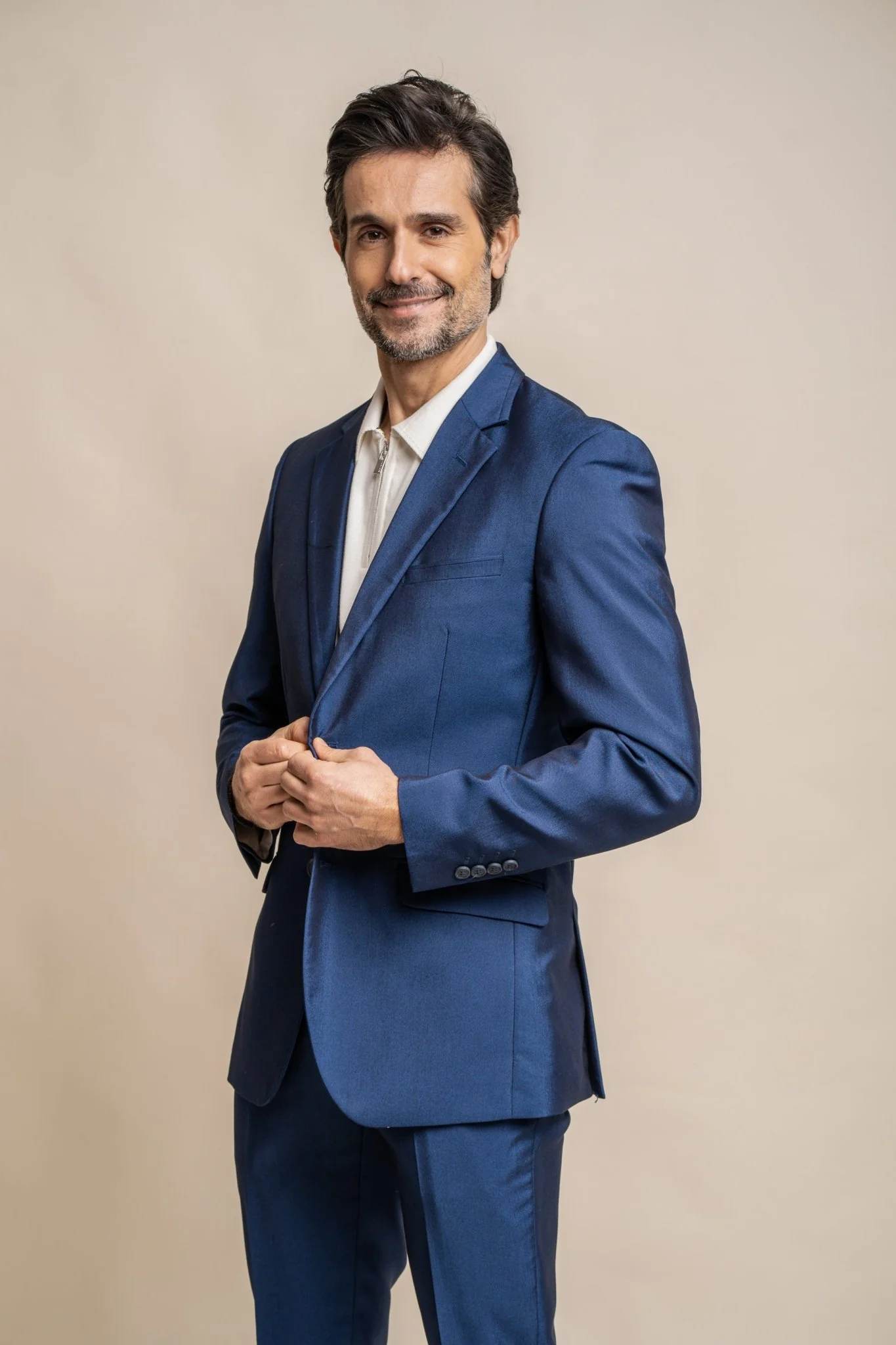 Ford Blue Three Piece Suit Short - Image 6