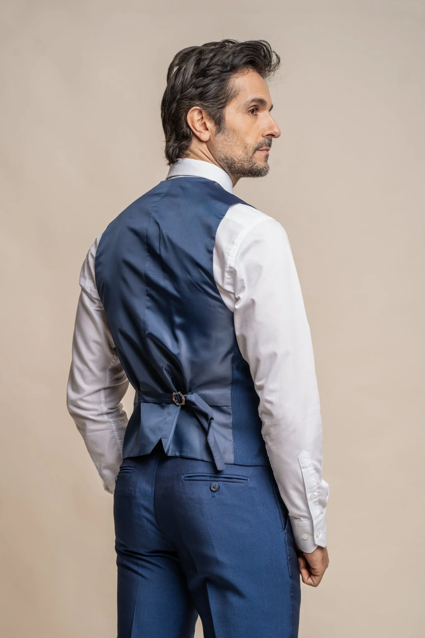 Ford Blue Three Piece Suit Short - Image 7