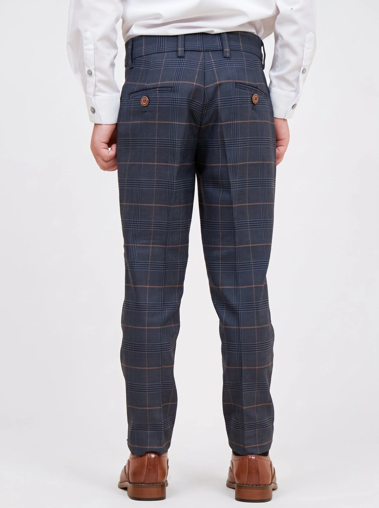 JENSON - Marine Navy Check Suit - Image 8