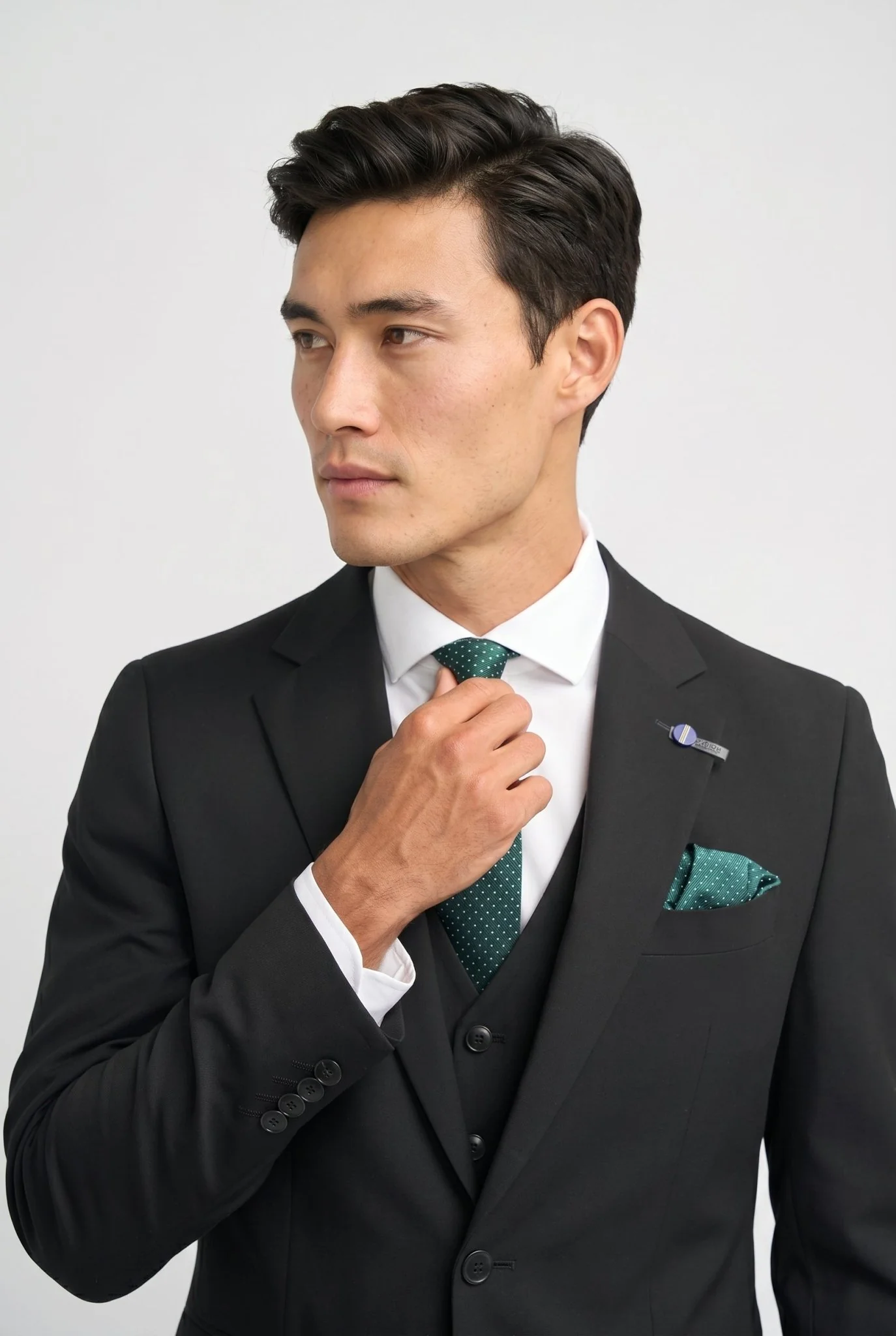 Malibu Black Three Piece Suit - Image 3