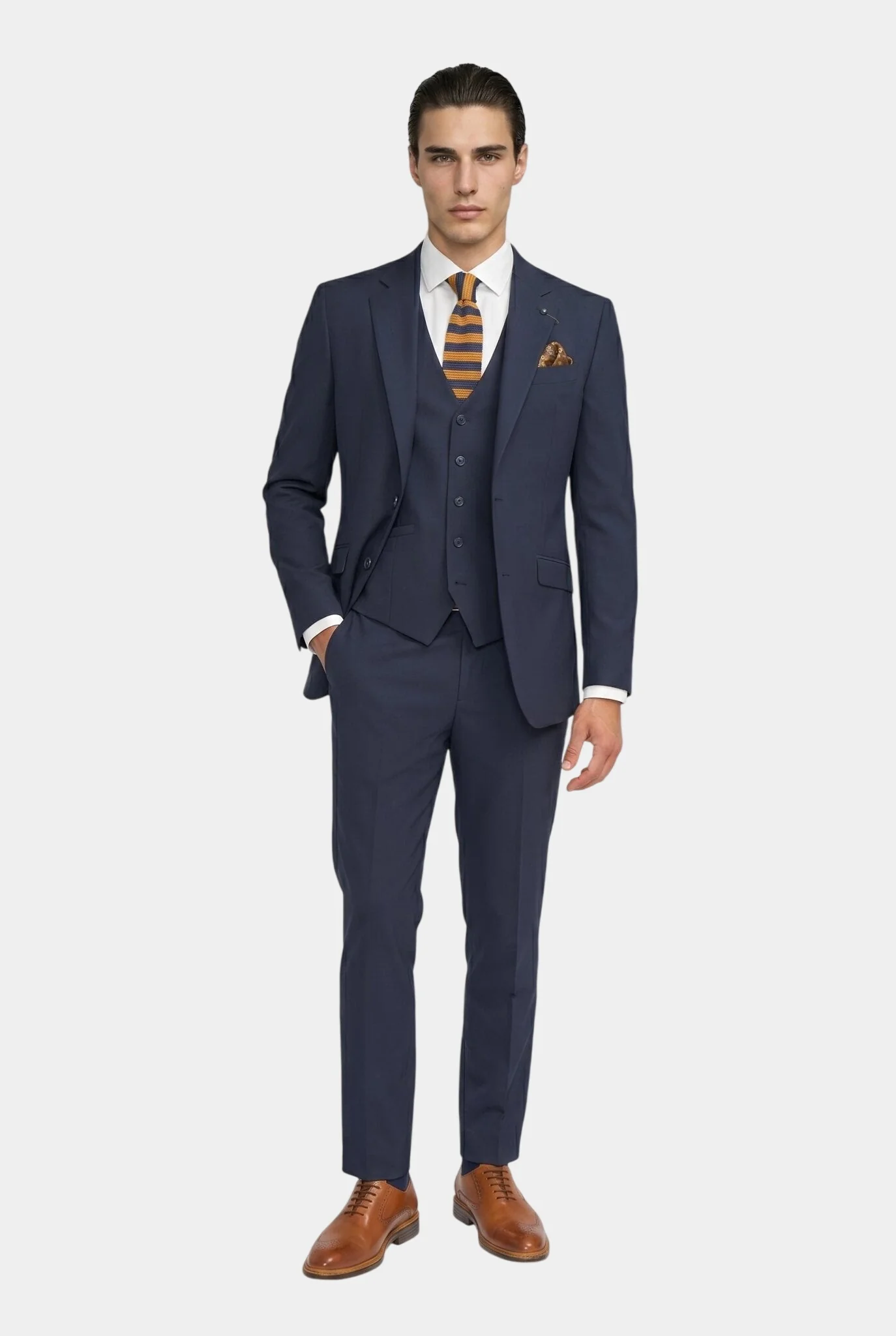 Malibu Navy Three Piece Suit
