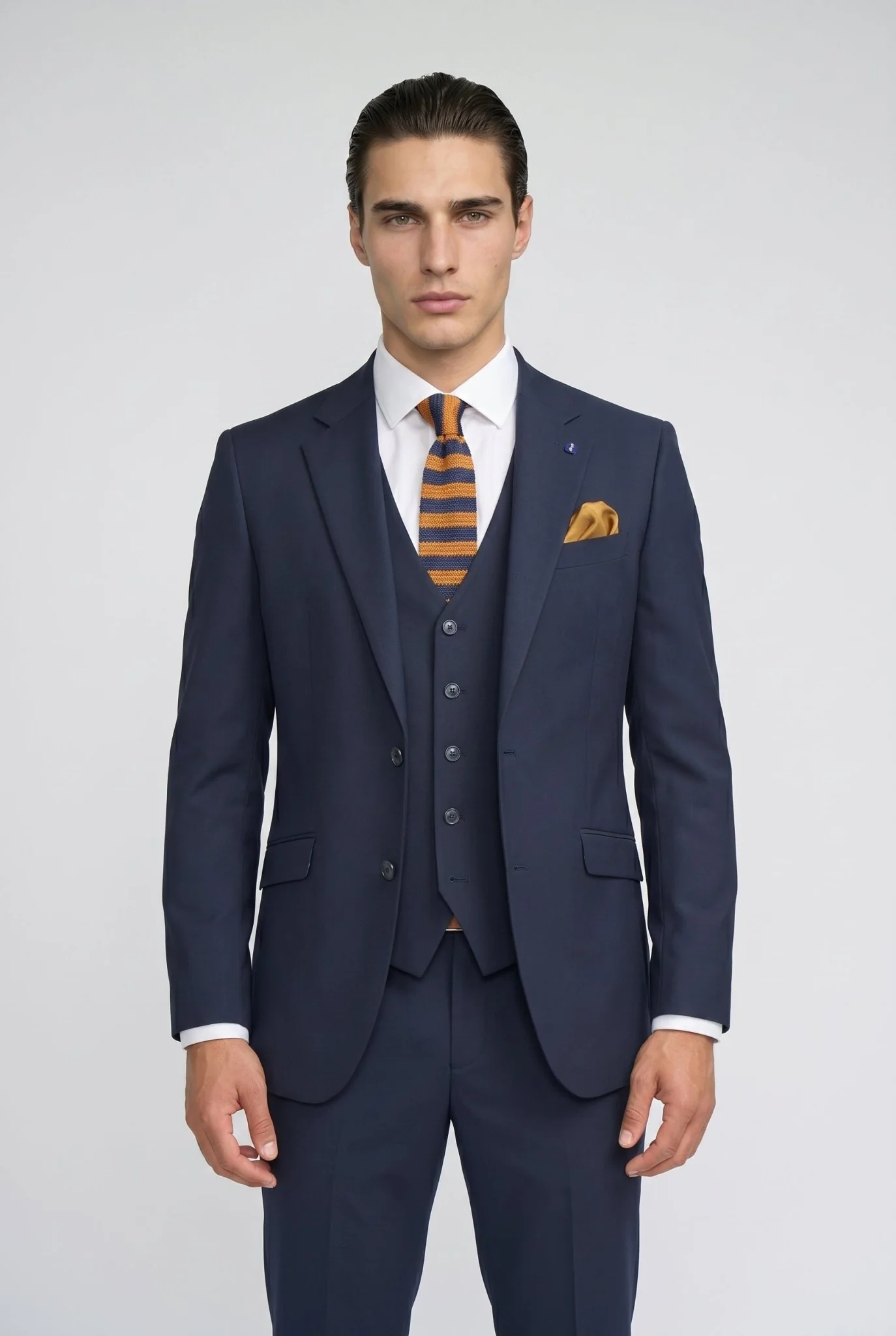 Malibu Navy Three Piece Suit - Image 3