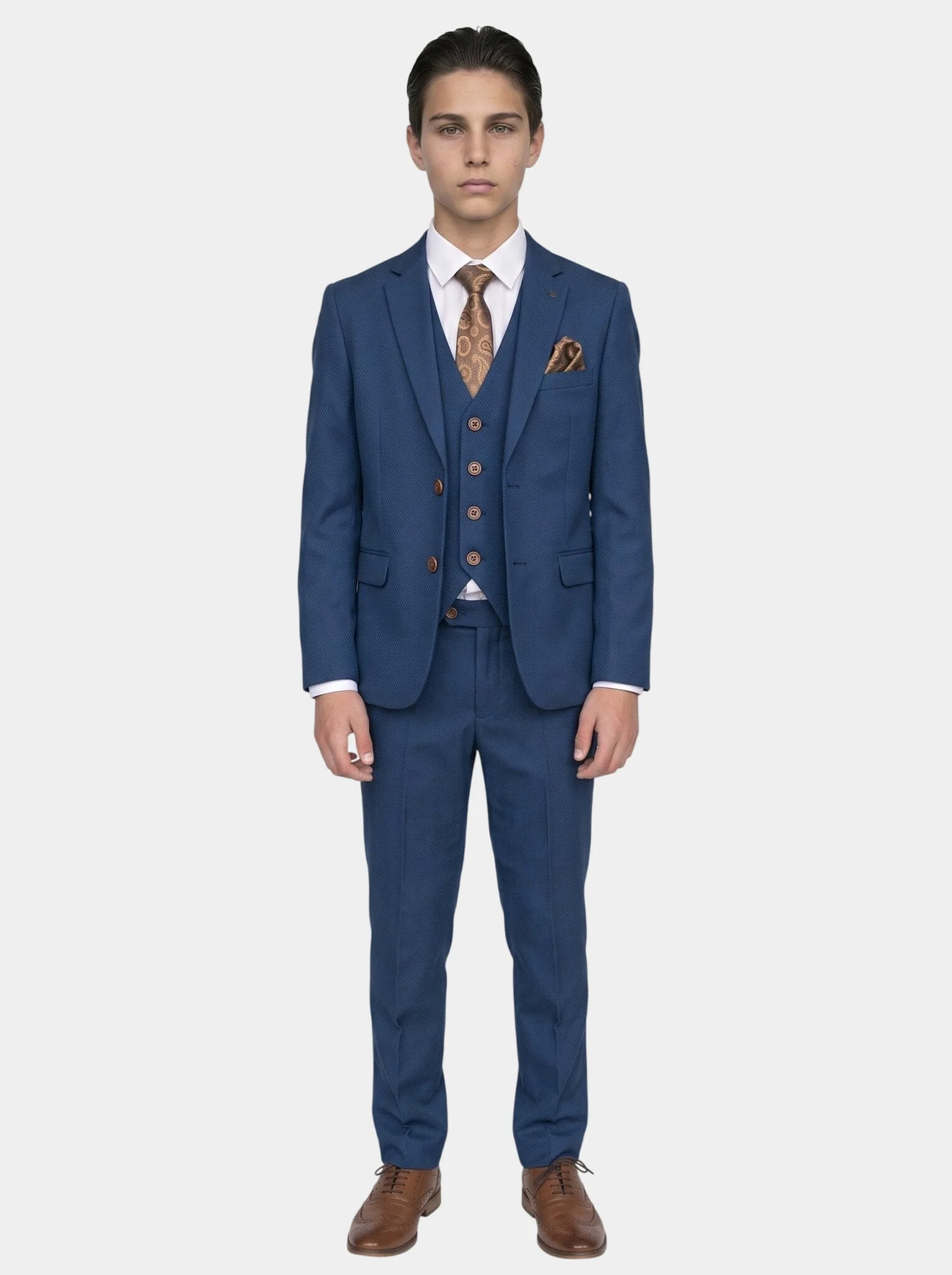 MAX - Royal Blue Three Piece Suit