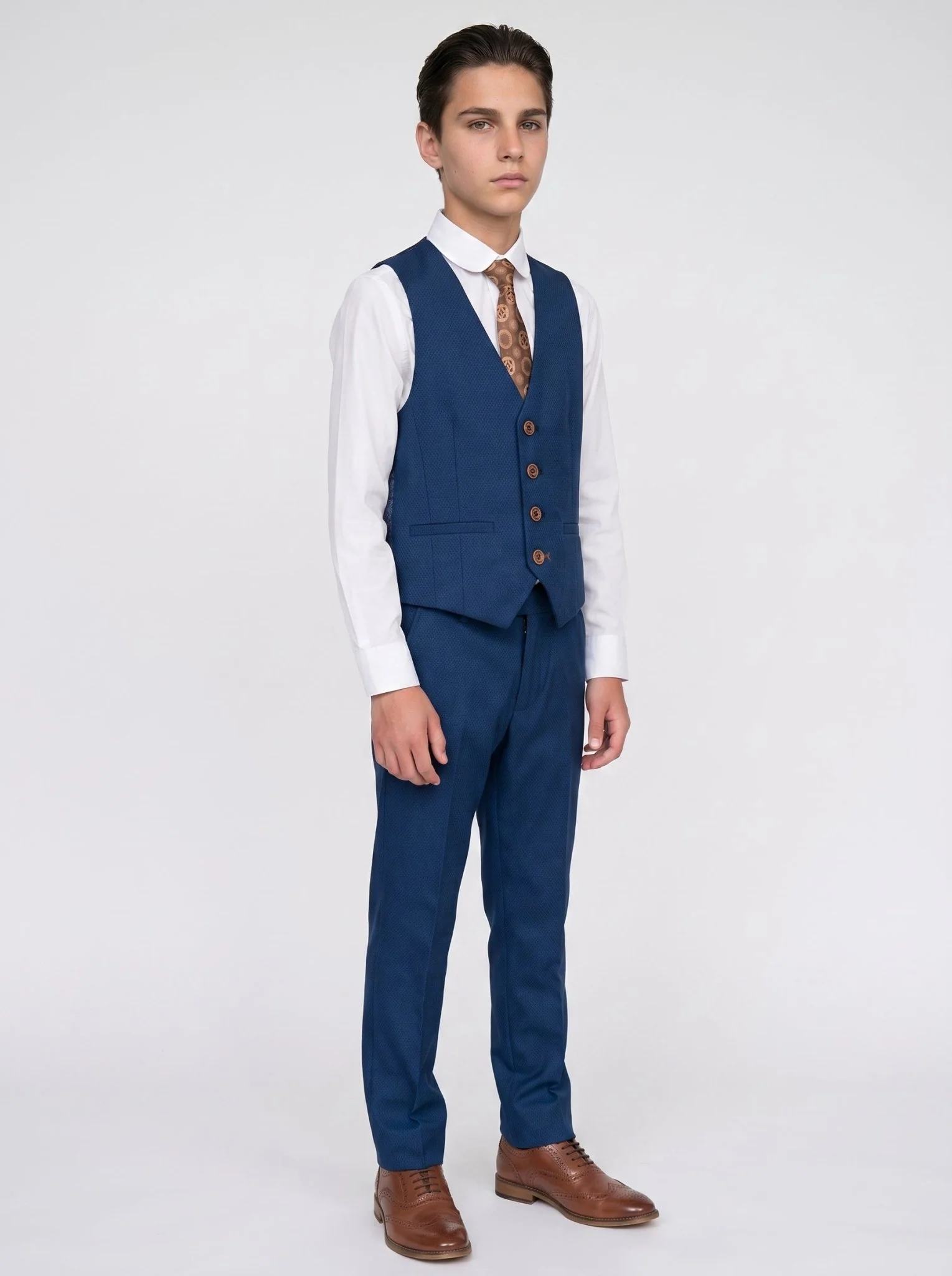 MAX - Royal Blue Three Piece Suit - Image 2