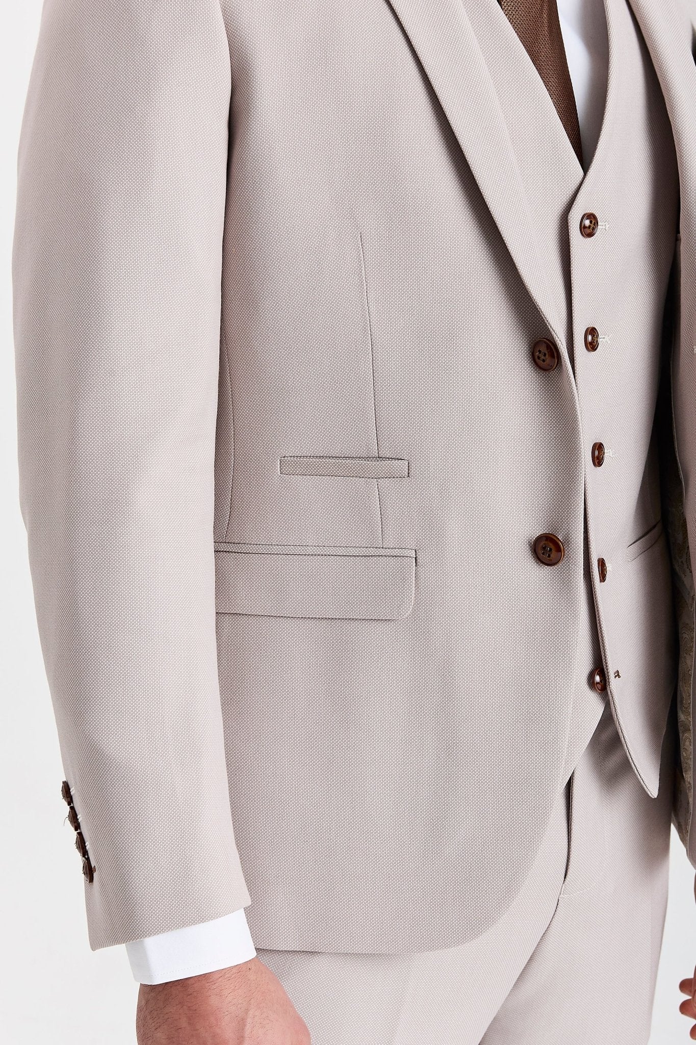 Mayfair Stone Textured Three Piece Suit - Image 5
