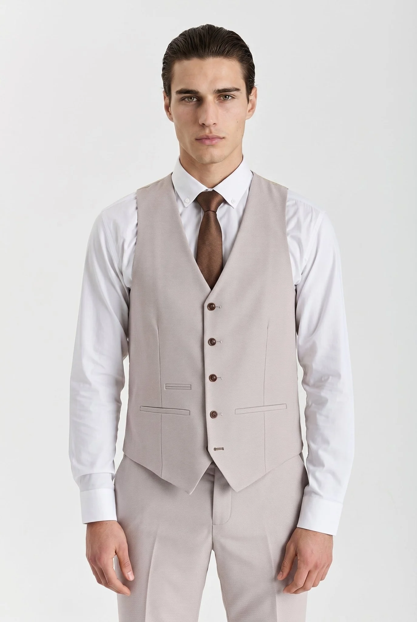 Mayfair Stone Textured Three Piece Suit - Image 7