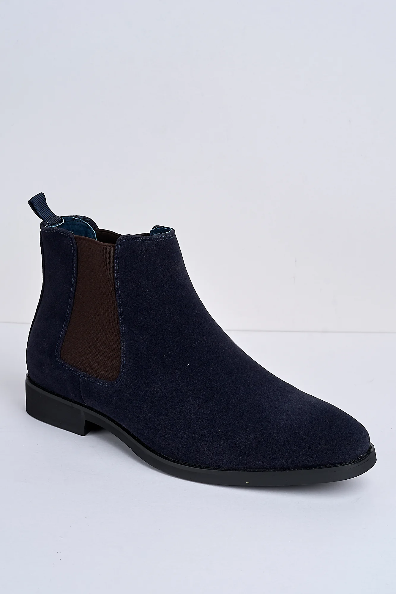 Montieri Suede Chelsea Boot – Marine Blue - Image 3