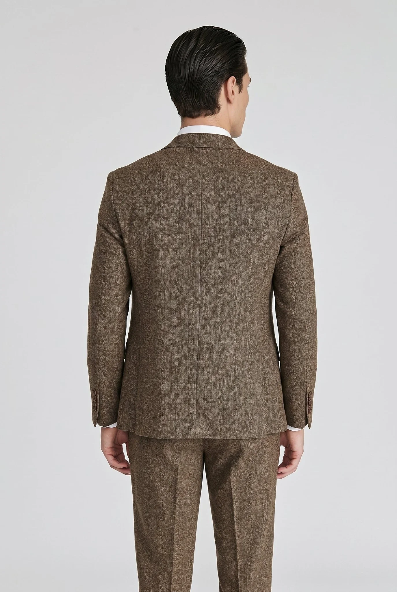 Oscar Brown Tweed Three Piece Suit - Image 5