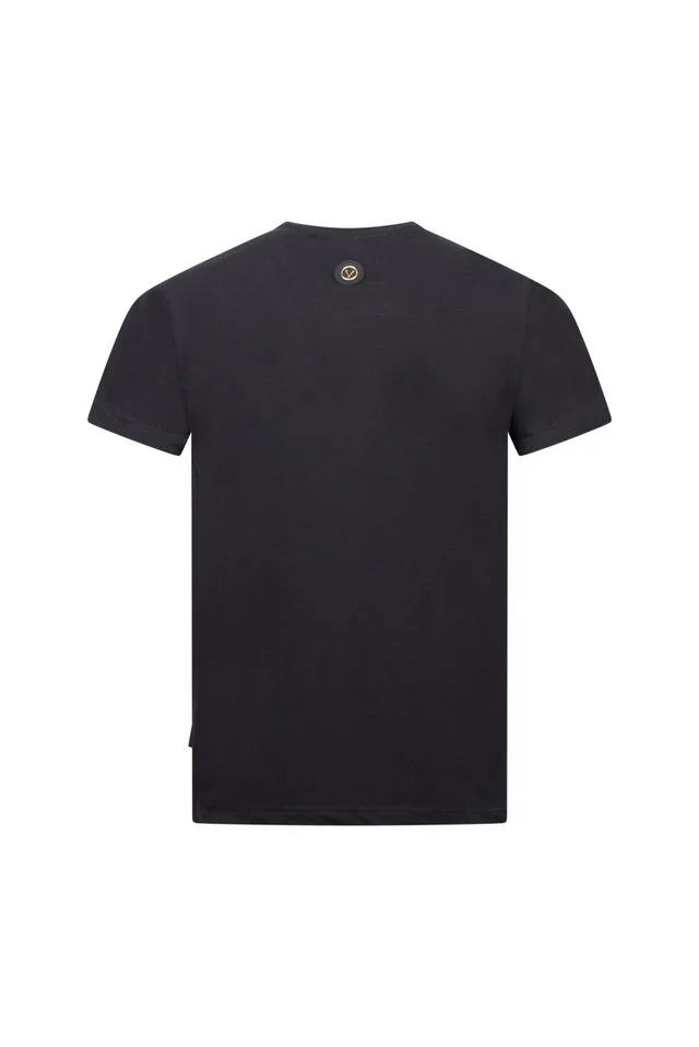Ovy Vestimentaire Skull & Bones Black Tee - Image 2