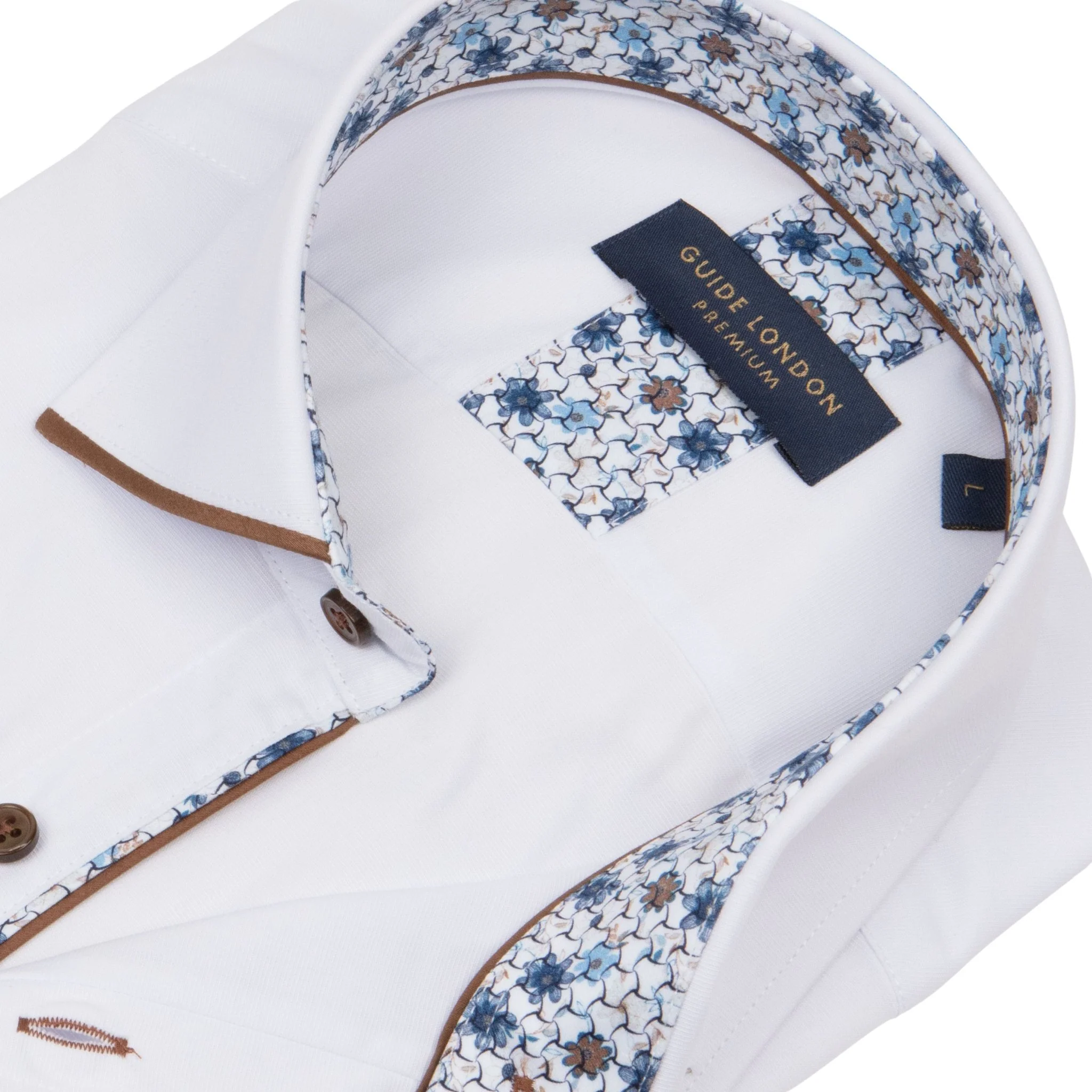 White/Tan Shirt - Image 2