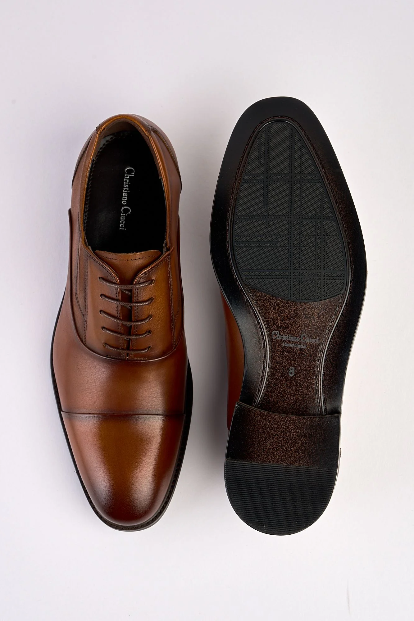 Regal Tan Laced Shoe - Image 6